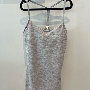 Lululemon athletica light grey tank top